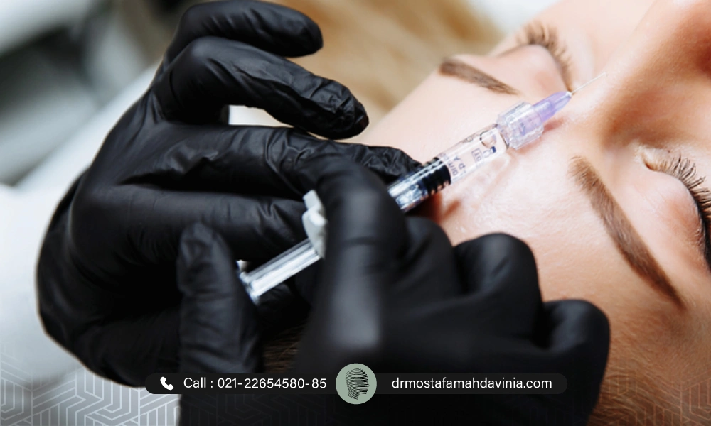 تزریق فیلر بینی توسط پزشک