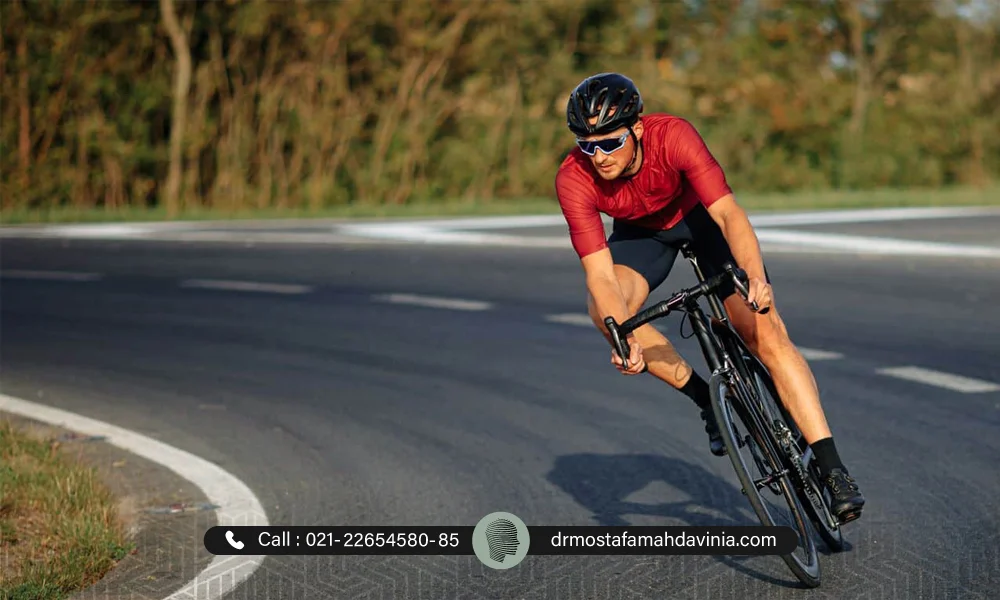 لیزر برای ورزشکاران از جمله دوچرخه سواران مفید است