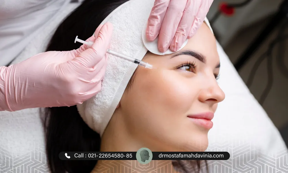 تزریق بوتاکس برای خانم جوان | بوتاکس چشم گربه ای