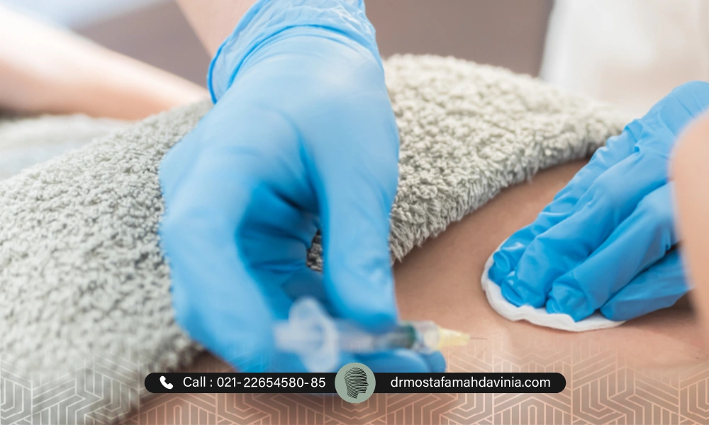 تزریق ژل سینه برای یک خانم برای افزایش فرم دهی