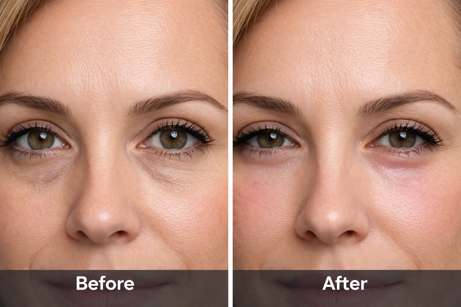 ورم بعد از فیلر چشم