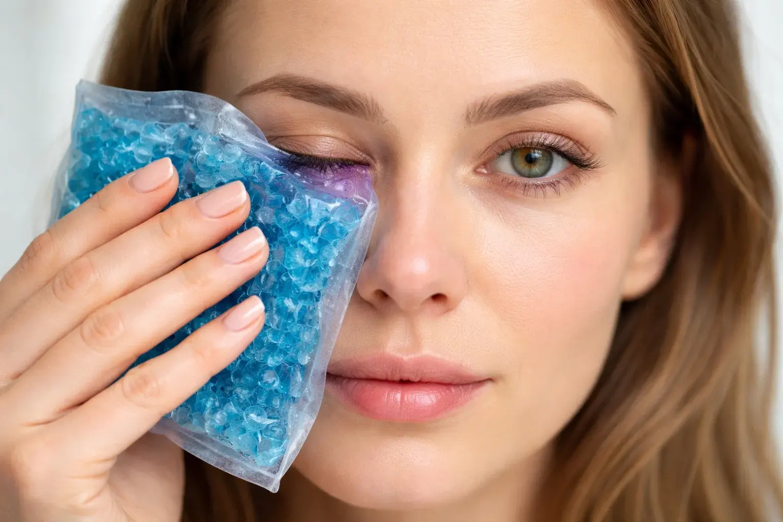 درمان ورم زیر چشم